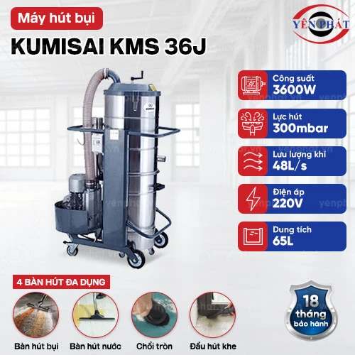 Máy hút bụi chuyên dụng Kumisai KMS 36J 2