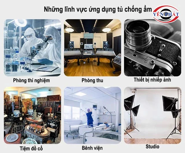 ứng dụng tủ chống ẩm 100L