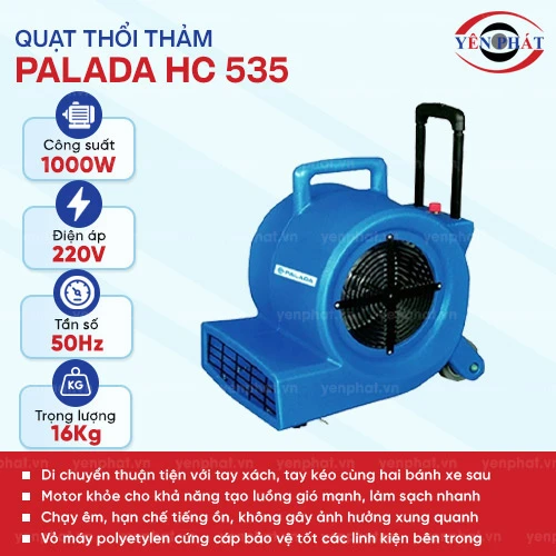 Quạt thổi thảm Palada HC 535 2