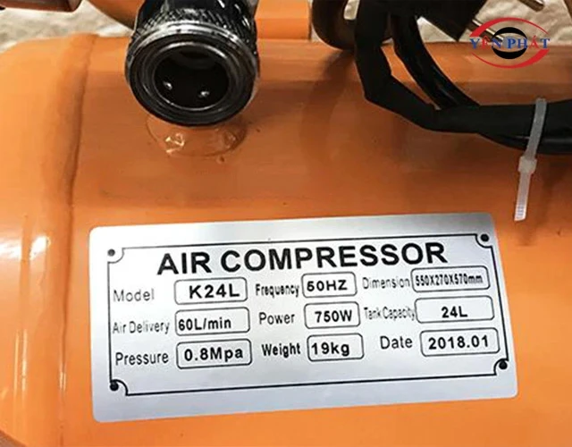 Xem thông số kỹ thuật máy nén khí tại Bắc Giang