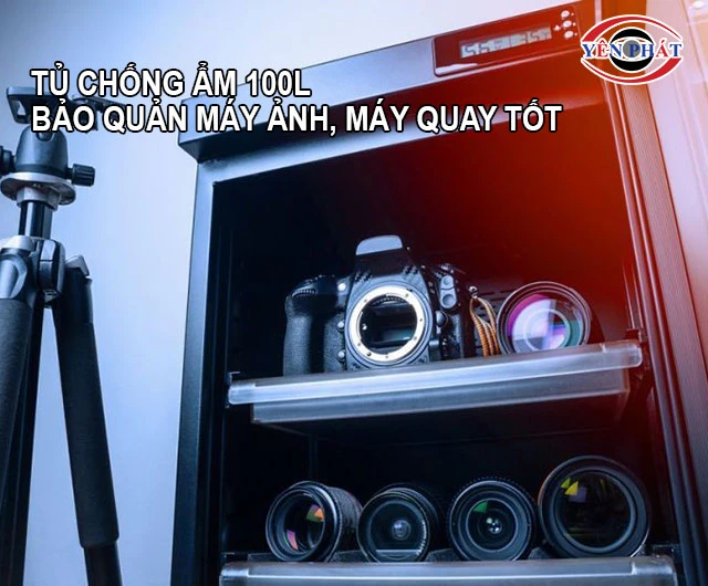 tủ chống ẩm 100L bảo quản tủ chống ẩm tốt