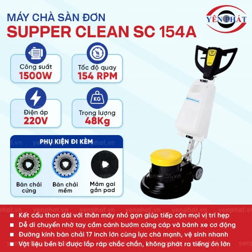 Máy đánh sàn đơn Supper Clean SC 154A 2