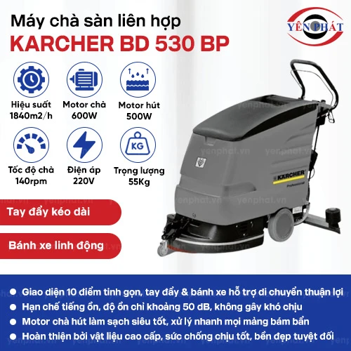 Máy chà sàn liên hợp Karcher BD 530 Bp 2