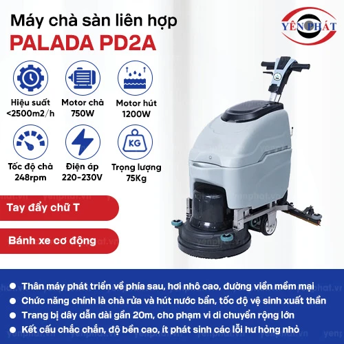Máy chà sàn liên hợp Palada PD2A 2