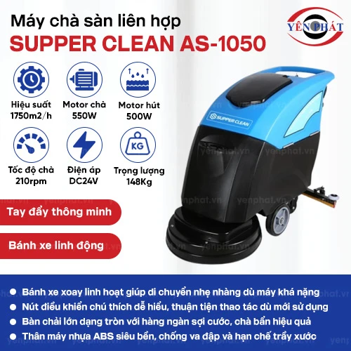 Máy chà sàn liên hợp Supper Clean AS-1050 2