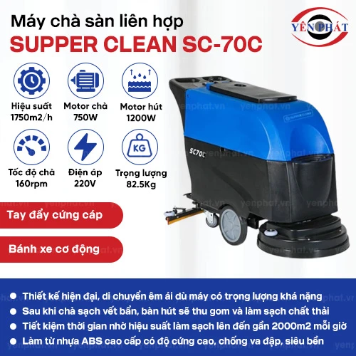 Máy chà sàn liên hợp Supper Clean SC-70C 2