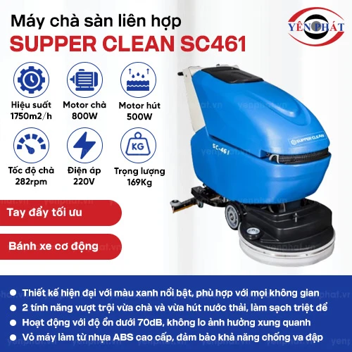 Máy chà sàn liên hợp Supper Clean SC461 2