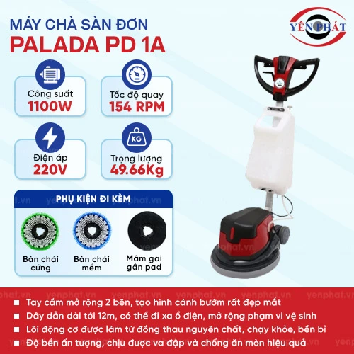 Máy chà sàn đơn Palada PD 1A 2