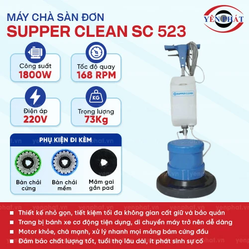 Máy chà sàn đơn Supper Clean SC 523 2