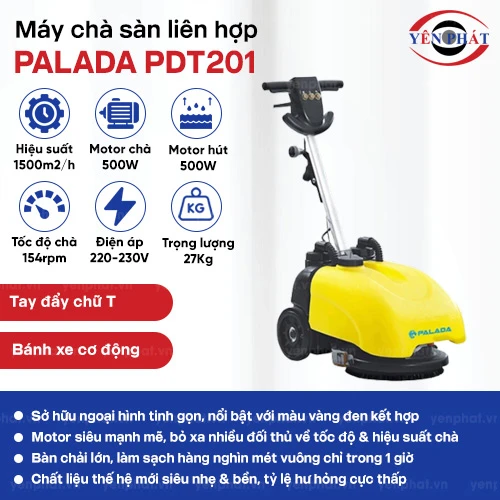 Máy chà sàn liên hợp mini Palada PDT201 2