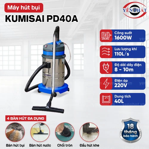 Máy hút bụi Kumisai PD40A 2