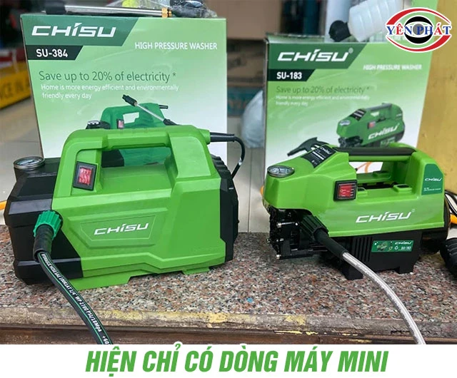 máy rửa xe Chisu chỉ có dòng mini