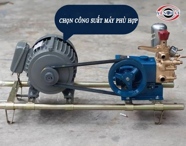 Chọn công suất máy dựa vào tần suất rửa xe