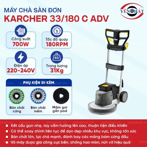 Máy chà sàn Karcher 33/180 C Adv 2