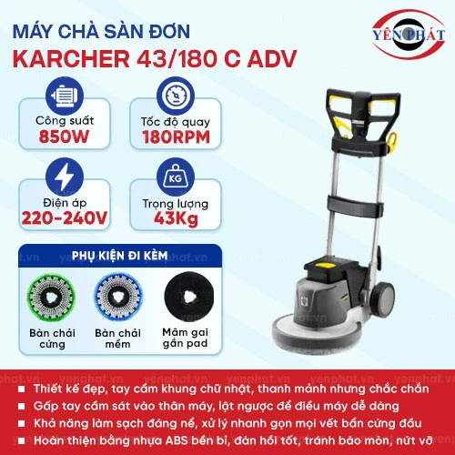 Máy chà sàn Karcher 43/180 C Adv 2