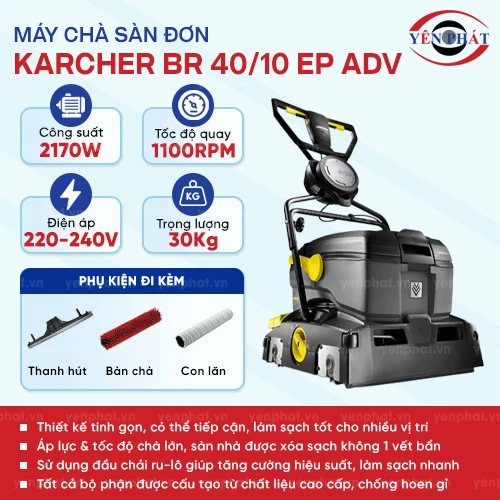 Máy chà sàn Karcher BR 40/10 EP Adv 2