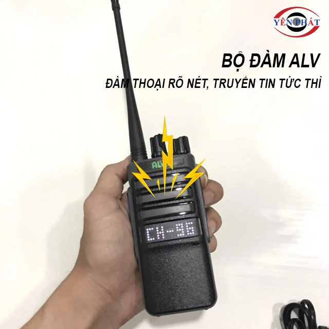 máy bộ đàm ALV truyền tín hiệu tốt