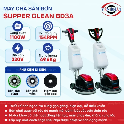 Máy chà sàn Supper Clean BD3A 2