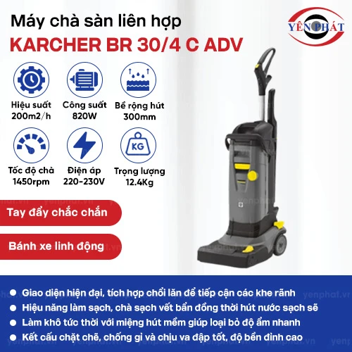 Máy chà sàn Karcher BR 30/4 C Adv 2