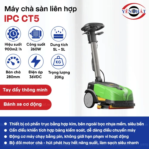 Máy chà sàn liên hợp mini IPC CT5 2