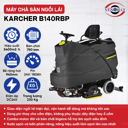 Máy chà sàn ngồi lái Karcher B140RBp 2