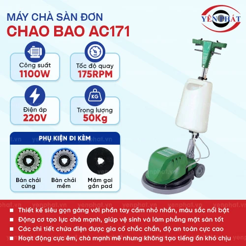 Máy chà sàn Chao Bao AC171 2