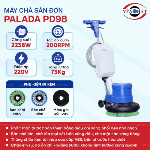 Máy chà sàn đơn Palada PD98 2