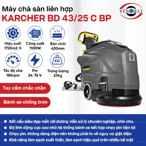 Máy chà sàn Karcher BD 43/25 C Bp 2