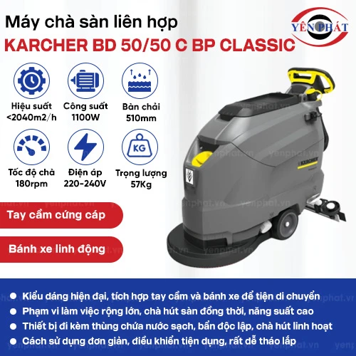 Máy chà sàn karcher BD 50/50 C Bp Classic 2