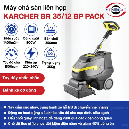 Máy chà sàn Karcher BR 35/12 Bp Pack 2