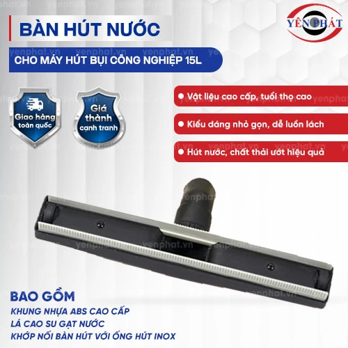 Bàn hút nước máy hút bụi công nghiệp 15L 2