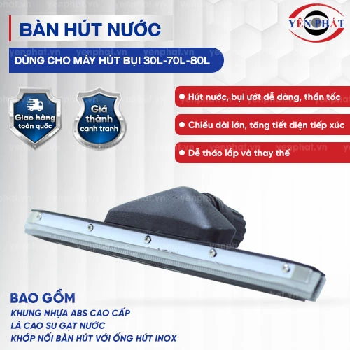 Bàn hút nước máy hút bụi công nghiệp 30L-70L-80L 2