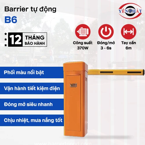 Barrier tay cần thẳng B6 2