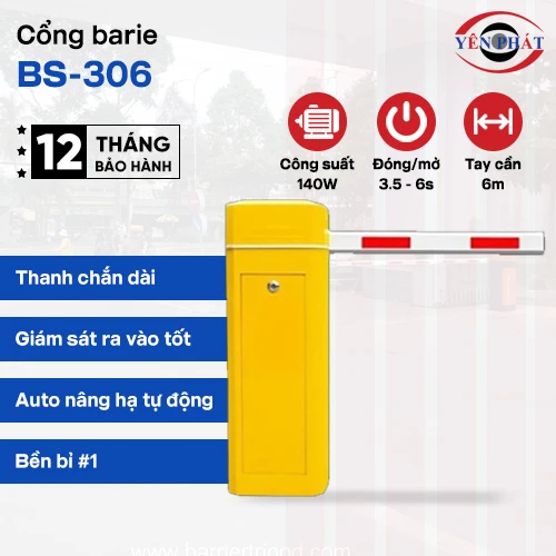 Cổng barie tự động giá rẻ BS-306