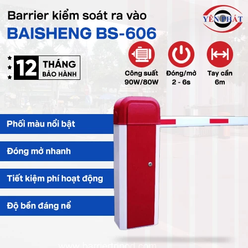 Barrier kiểm soát ra vào Baisheng BS-606 2
