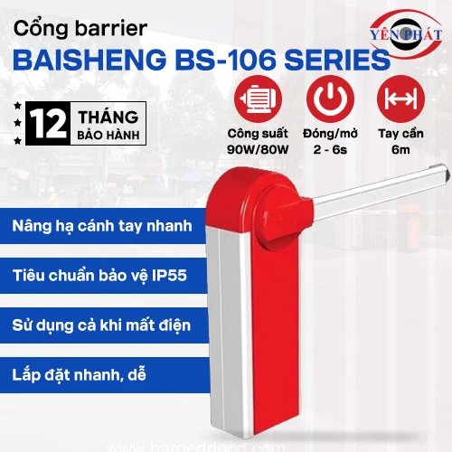 Cổng Barrier Baisheng BS-106 Series 2