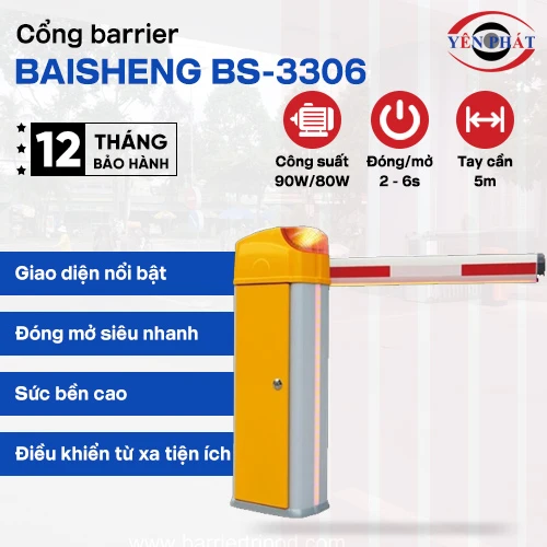 Cổng Barrier giao thông Baisheng BS-3306 2