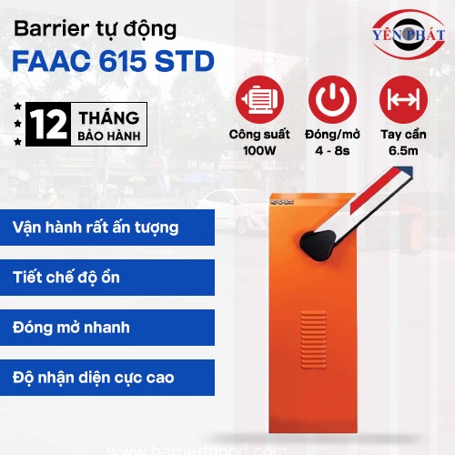Barrier tự động FAAC 615 STD 2