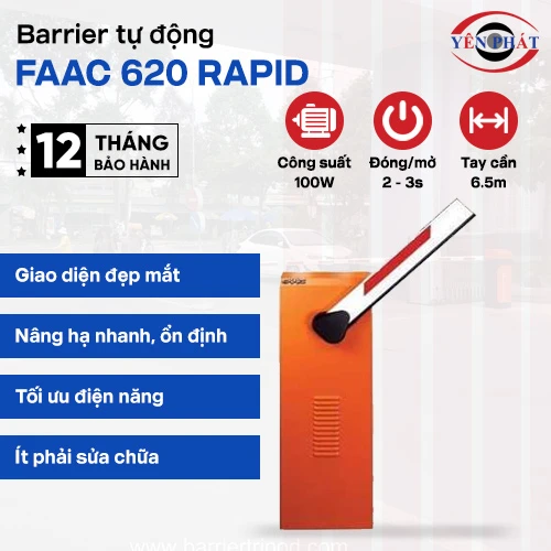 Barrier tự động FAAC 620 Rapid 2