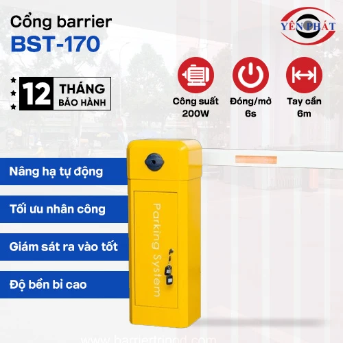Cổng Barrier tự động giá rẻ BST-170