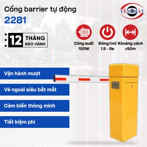 Cổng Barrier tự động 2281 2