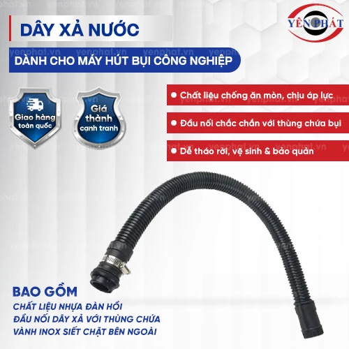 Dây xả nước máy hút bụi công nghiệp 2