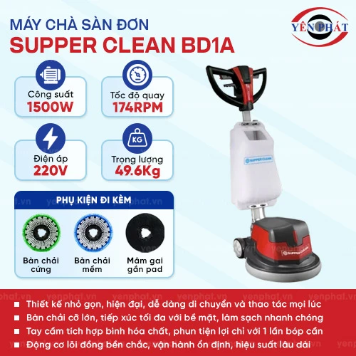 Máy chà sàn Supper Clean BD1A 2