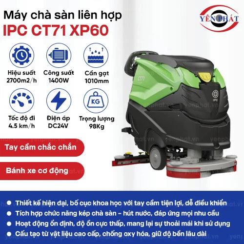 Máy chà sàn liên hợp IPC CT71 XP60 2