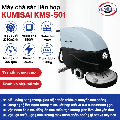 Máy chà sàn liên hợp Kumisai KMS-501 2