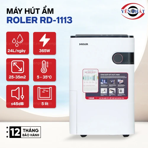 Máy hút ẩm Roler RD-1113 2