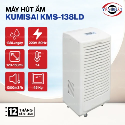 Máy hút ẩm Kumisai KMS-138LD 2