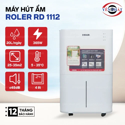 Máy hút ẩm Roler RD 1112 2