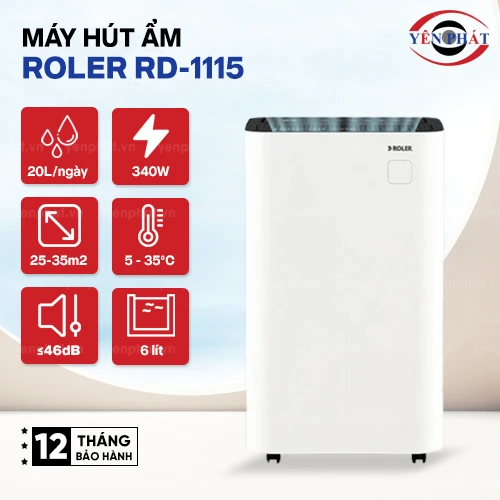 Máy hút ẩm Roler RD-1115 2