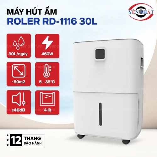 Máy hút ẩm Roler RD-1116 30l 2